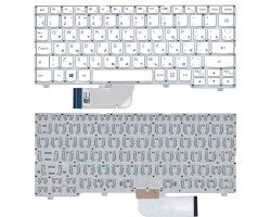 Клавіатура для ноутбука Lenovo IdeaPad (100S-11IBY) White (No Frame), RU
