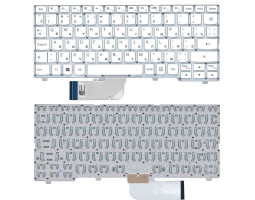 Клавіатура для ноутбука Lenovo IdeaPad (100S-11IBY) White (No Frame), RU