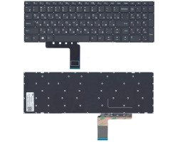 Клавіатура для ноутбука Lenovo IdeaPad (110-15IBR) Black, (No Frame), RU