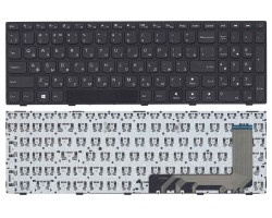 Клавіатура для ноутбука Lenovo IdeaPad (110-15ISK, 110-17ACL) Black (With Frame), RU