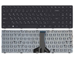 Клавіатура для ноутбука Lenovo IdeaPad (300-15, 100-15IBD) Black, (No Frame), RU
