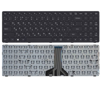 Клавіатура для ноутбука Lenovo IdeaPad (300-15, 100-15IBD) Black, (No Frame), RU