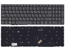 Клавіатура для ноутбука Lenovo IdeaPad (320-15ABR, 520-15IKB) Black (No Frame), RU