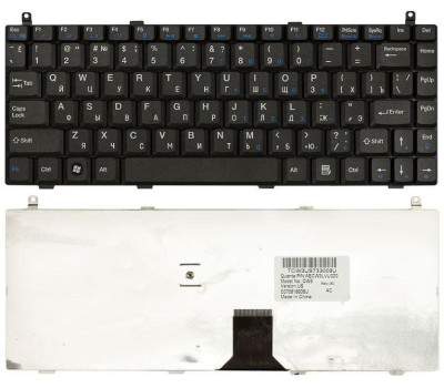 Клавіатура для ноутбука Lenovo IdeaPad (F30, F30A) Black, RU