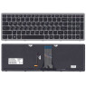 Клавіатура для ноутбука Lenovo IdeaPad (G505S, Z510) з підсвічуванням (Light), Black, (Silver Frame)