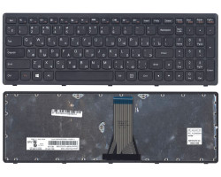 Клавіатура для ноутбука Lenovo IdeaPad (G505S, Z510), Black, (Black Frame), RU
