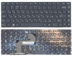 Клавіатура для ноутбука Lenovo IdeaPad (U400) Black, (No Frame), RU