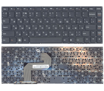 Клавіатура для ноутбука Lenovo IdeaPad (U400) Black, (No Frame), RU Клавіатура для ноутбука Lenovo IdeaPad (U400) Black, (No Frame), RU