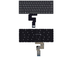 Клавіатура для ноутбука Lenovo IdeaPad 320S-14IKBR Black, (No Frame), RU