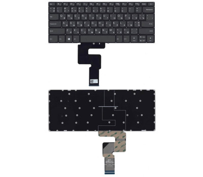 Клавіатура для ноутбука Lenovo IdeaPad 320S-14IKBR Black, (No Frame), RU