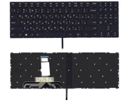 Клавіатура для ноутбука Lenovo Legion (Y520, Y520-15IKB) Black з підсвічуванням (White Light), (No F