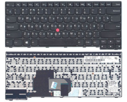 Клавіатура для ноутбука Lenovo ThinkPad (E450) із вказівником (Point Stick), Black, (Black Frame), R