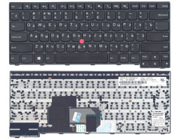 Клавіатура для ноутбука Lenovo ThinkPad (E450) із вказівником (Point Stick), Black, (Black Frame), R