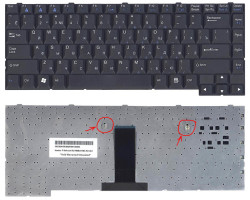 Клавіатура для ноутбука LG (LE50) Black, RU