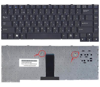 Клавіатура для ноутбука LG (LE50) Black, RU