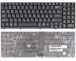 Клавіатура для ноутбука LG (LW60) Black, (Black Frame) RU