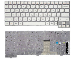 Клавіатура для ноутбука LG (X170) White, (White Frame) RU