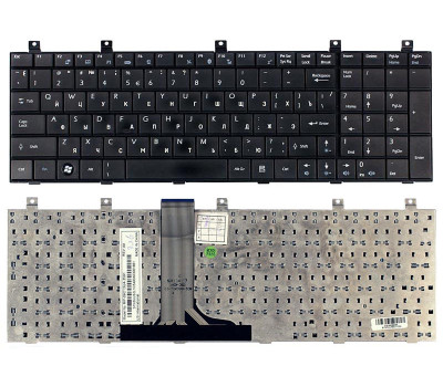 Клавіатура для ноутбука MSI (VR705, GE600, GE603, GT627, GT628, GT640, GT725, GT727, GT729) Black, R