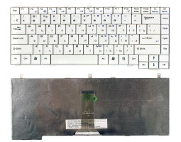 Клавіатура для ноутбука MSI (S420, S425, S430, S450) White, RU
