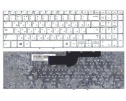 Клавіатура для ноутбука Samsung (355V5C, 350V5C, NP355V5C, NP355V5C-A01) White, (No Frame), RU