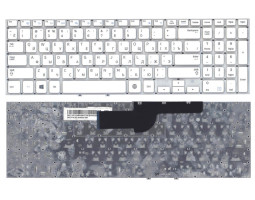 Клавіатура для ноутбука Samsung (355V5C, 350V5C, NP355V5C, NP355V5C-A01) White, (No Frame), RU