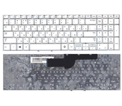Клавіатура для ноутбука Samsung (355V5C, 350V5C, NP355V5C, NP355V5C-A01) White, (No Frame), RU Клавіатура для ноутбука Samsung (355V5C, 350V5C, NP355V5C, NP355V5C-A01) White, (No Frame), RU