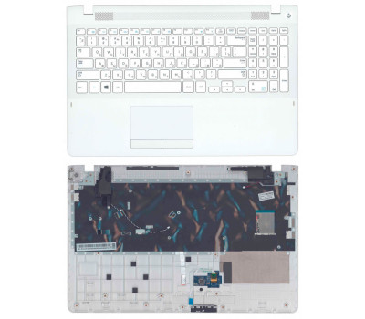 Клавіатура для ноутбука Samsung (370R4E) White, (White TopCase), RU Клавіатура для ноутбука Samsung (370R4E) White, (White TopCase), RU
