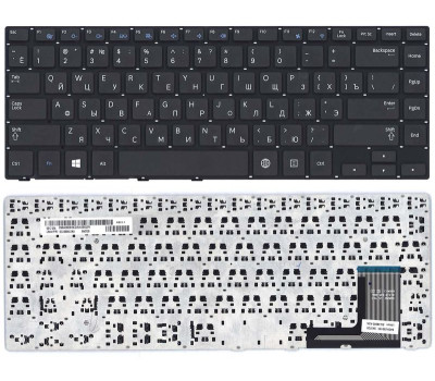Клавіатура для ноутбука Samsung (470R4E, BA59-03619C) Black, (No Frame), RU Клавіатура для ноутбука Samsung (470R4E, BA59-03619C) Black, (No Frame), RU