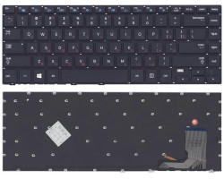 Клавіатура для ноутбука Samsung (470R4E, BA59-03619C) з підсвічуванням (Light), Black, (No Frame), R