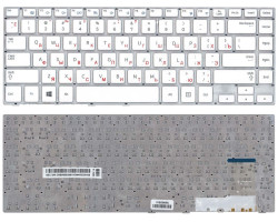 Клавіатура для ноутбука Samsung (470R4E, BA59-03680A) White, (No Frame), RU
