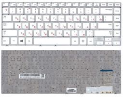 Клавіатура для ноутбука Samsung (470R4E, BA59-03680A) White, (No Frame), RU