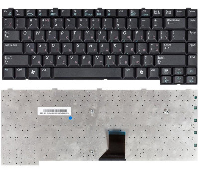 Клавіатура для ноутбука Samsung (M40, M45) Black, RU Клавіатура для ноутбука Samsung (M40, M45) Black, RU