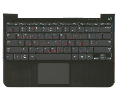 Клавіатура для ноутбука Samsung (NP900X1B) Black, (Black TopCase), RU