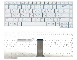 Клавіатура для ноутбука Samsung (Q310, Q308) White RU Клавіатура для ноутбука Samsung (Q310, Q308) White RU