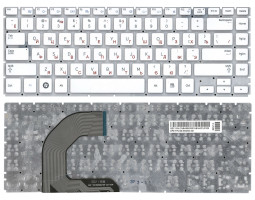 Клавіатура для ноутбука Samsung (Q470) White, (No Frame), RU