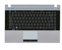 Клавіатура для ноутбука Samsung (RC410) Black, (Black-Gray TopCase), RU
