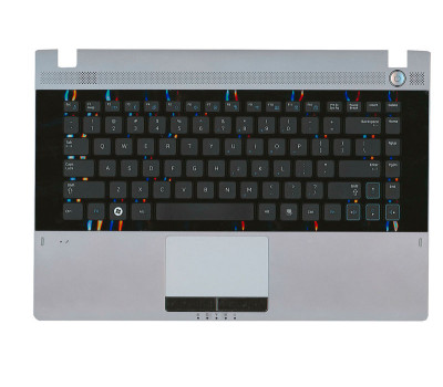 Клавіатура для ноутбука Samsung (RC410) Black, (Black-Gray TopCase), RU