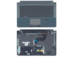 Клавіатура для ноутбука Samsung (RC420) Black, (Gray TopCase), RU