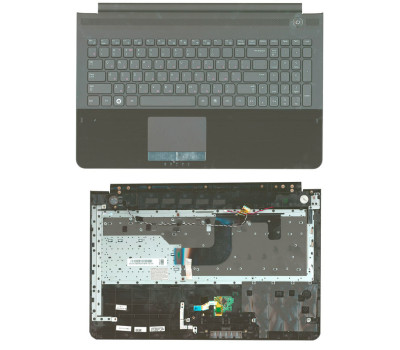 Клавіатура для ноутбука Samsung (RC510) Black, (Black TopCase), RU Клавіатура для ноутбука Samsung (RC510) Black, (Black TopCase), RU