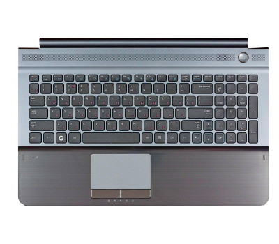 Клавіатура для ноутбука Samsung (RC510) Black, (Gray TopCase), RU Клавіатура для ноутбука Samsung (RC510) Black, (Gray TopCase), RU