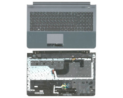 Клавіатура для ноутбука Samsung (RC520) Black, (Gray TopCase), RU
