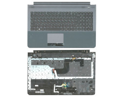 Клавіатура для ноутбука Samsung (RC520) Black, (Gray TopCase), RU