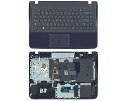 Клавіатура для ноутбука Samsung (SF411) Black, (Black TopCase), RU
