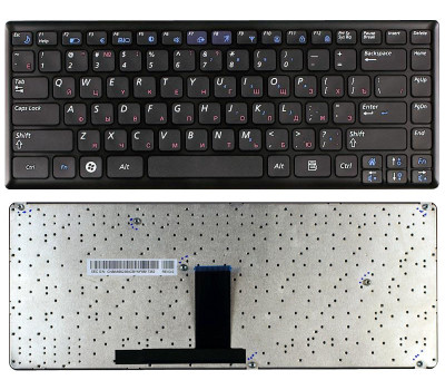 Клавіатура для ноутбука Samsung (X460) Black, (Black Frame), RU Клавіатура для ноутбука Samsung (X460) Black, (Black Frame), RU