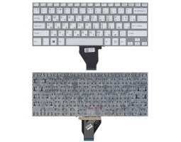 Клавіатура для ноутбука Sony Vaio (FIT 14E) Silver, (No Frame) UA Клавіатура для ноутбука Sony Vaio (FIT 14E) Silver, (No Frame) UA
