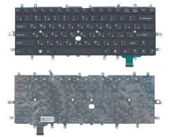 Клавіатура для ноутбука Sony Vaio (SVD11) Black, (No Frame), RU
