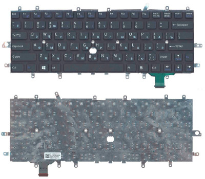 Клавіатура для ноутбука Sony Vaio (SVD11) Black, (No Frame), RU Клавіатура для ноутбука Sony Vaio (SVD11) Black, (No Frame), RU
