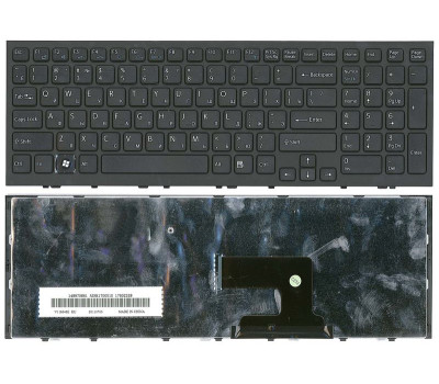 Клавіатура для ноутбука Sony Vaio (VPC-EH, VPCEH) Black, (Black Frame) UA Клавіатура для ноутбука Sony Vaio (VPC-EH, VPCEH) Black, (Black Frame) UA