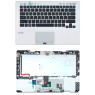Клавіатура для ноутбука Sony Vaio (VPC-SB) Black, (Silver TopCase), RU (for fingerprint reader)