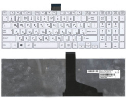 Клавіатура для ноутбука Toshiba Satellite (L850, L870) White, (White Frame) RU
